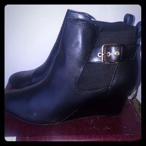 Black ankle boots
